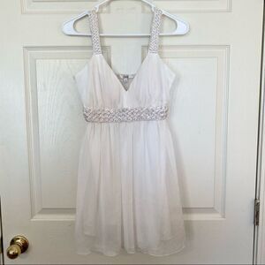 Dani Sexy Sheer Off White Top